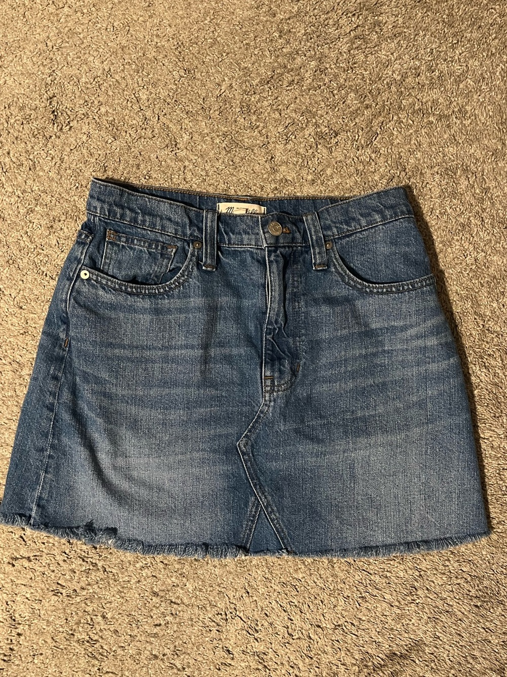 Madewell Denim Mini Skirt